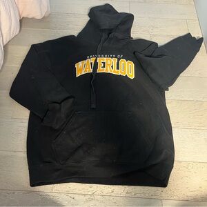Black University of Waterloo Hoodie